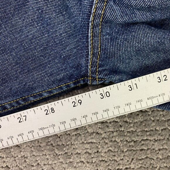 Vintage Y2K Gap Super Wide Leg Jeans Men's Women's 30 x 33 Baggy Skater Grunge - Picture 15 of 15